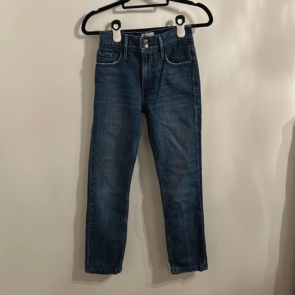 Frame heritage Le Sylvie Slender straight leg | Blue